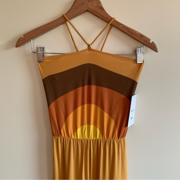 RVCA saloon halter jumpsuit . NWT . - Picture 6 of 8